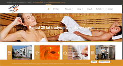 Desktop Screenshot of centrum-sauny.com.pl
